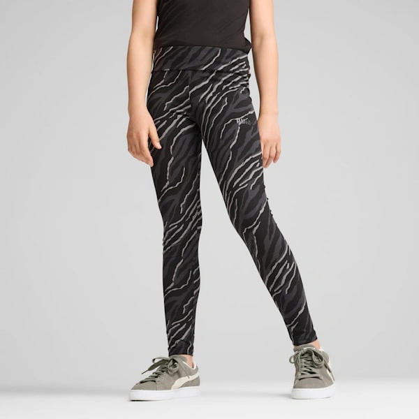 ESS+ ANIMAL：Cailíní Móra, Leggings Puma! Craic agus spraoi ar fad, is breá leo iad.
